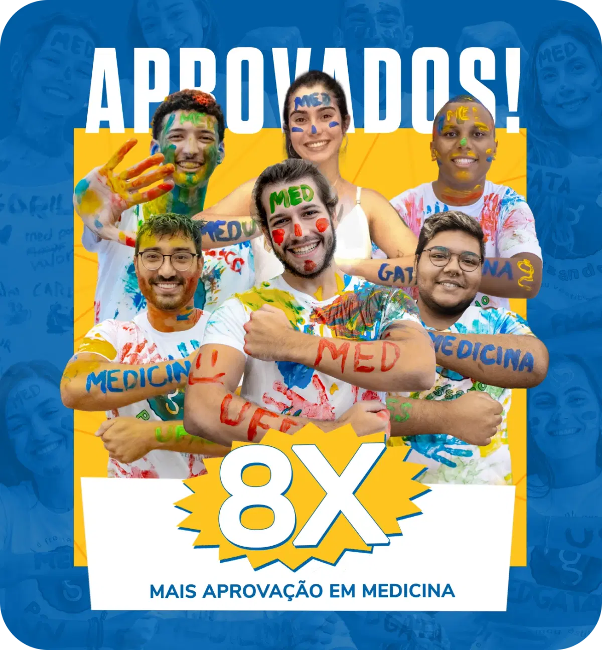 8x mais aprovações em medicina